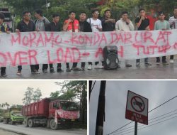 LIRA Konsel Aksi di Moramo–Konda, Soroti Truk Overload Yang Memicu Kerusak Jalan dan Desak Penindakan Tegas