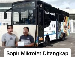 Polresta Manado mulai menindak tegas para sopir mikrolet yang melakukan pengadangan Bus Trans Manado