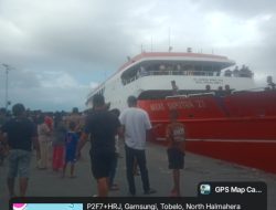 KM Aksar Saputra 23 Tiba Dengan Selamat di Tobelo Meski Cuaca Kurang Bersahabat
