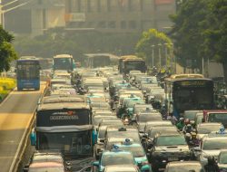 Arus Lalu Lintas Jakarta Padat Usai Libur Panjang