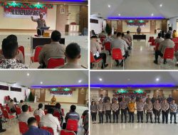 Tingkatkan Iman dan Ketakwaan, Polres Kepulauan Sangihe Gelar Binrohtal “Persediaan Tuhan di Waktu Kesusahan”