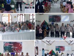 Pererat Silaturahmi di Awal Tahun, Polres Kepulauan Sangihe Gelar Kegiatan “Minggu Kasih” di GMIST Kanaan Mahena
