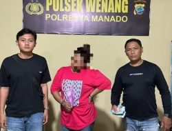 Tim Opsnal Polsek Wenang Polresta Manado, Menangkap Seorang Wanita Terduga Pelaku Pencurian