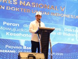 Di Kongres Perhimpunan Dokter, Wagub Dimyati Apresiasi Pengabdian Dokter