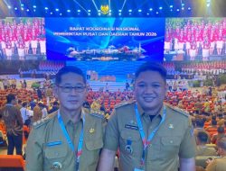 Wali Kota dan Wakil Wali Kota Bitung Hadiri Rakornas Pemerintah Pusat dan Daerah Tahun 2026