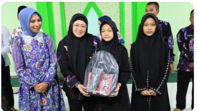 Wabup Bersama Istri Menteri ESDM Kunjungi Ponpes Al Ikhlas Assalam Kemiri
