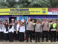 Pamatwil Polda Sumut Cek Pos Yan Ops Ketupat Toba 2026 di Langkat, Pastikan Pengamanan Mudik Optimal