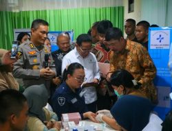 Wakil Menteri Kesehatan RI Tinjau Bakti Kesehatan Gratis di Poliklinik Polda Sulut