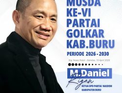 Ketua DPD NasDem Ucapkan Selamat dan Sukses Melaksanakan Musda VI Golkar Buru
