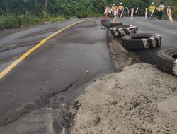 Jalan Nasional di Sulawesi Utara Longsor, BPJN Geser Trase sebagai Upaya Darurat