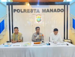 Polresta Manado Rilis Dua Kasus Sabu, 2 Tersangka Diamankan