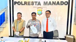 Polresta Manado Gelar Press Release Pengungkapan Kasus Penganiayaan Mengakibatkan Korban Meninggal Dunia di Wori