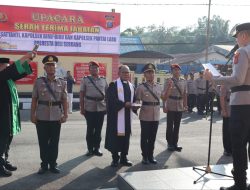 Kapolresta Deli Serdang Lantik dan Serahkan Jabatan Kasat Tahti serta Dua Kapolsek