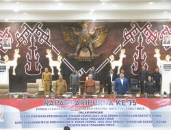 Gubernur NTT Hadiri Rapat Paripurna ke-75 Masa Persidangan II Tahun Sidang 2025/2026