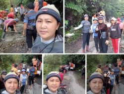 Tak Ada Perhatian Dari Pemerintah, Masyarakat Tondei Raya Inisiatif Perbaiki jalan Sendiri