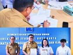 Wakil Bupati Kepulauan Sangihe kunjungi Balai Penataan Bangunan Prasarana dan Kawasan Sulut, terima bantuan penanganan kekeringan